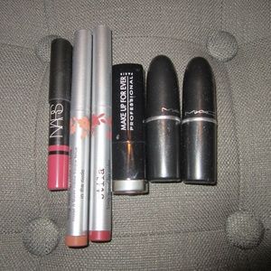 SIX Lipsticks Stila MAC Makeup Forever Nars